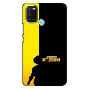 Чохол (TPU) з картинкою "Лого Пабг" на Реалмі С17 (Battlegrounds)