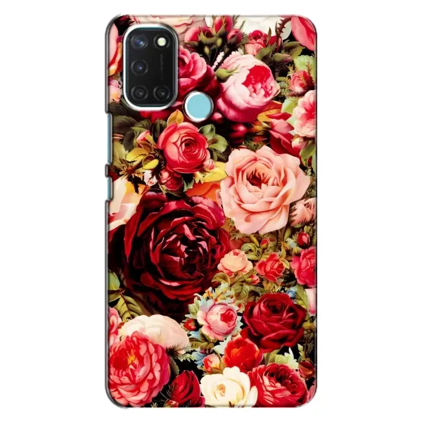 Чехол с рисунком «Букет цветов» для Realme C17 Чехол с рисунком «Букет цветов» для Realme C17