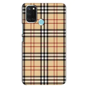 Чехол с Брендами одежды на Реалми С17 (Burberry стиль)