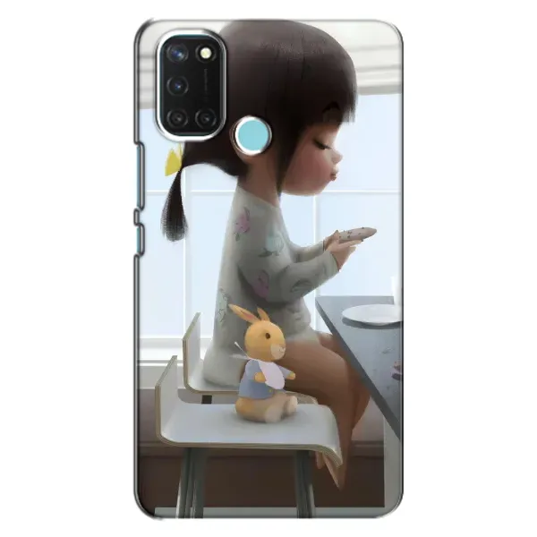 Чехол с рисунком «Девочка с игрушкой» для Realme C17 Чехол с рисунком «Девочка с игрушкой» для Realme C17