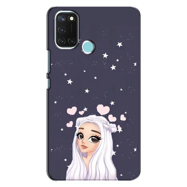 Чехол с рисунком «Девушка и сердечки» для Realme C17 Чехол с рисунком «Девушка и сердечки» для Realme C17
