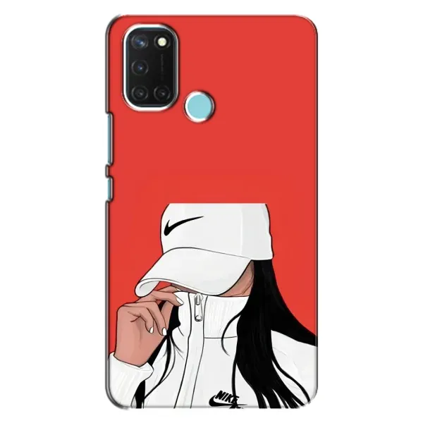 Чехол с рисунком «Девушка Nike» для Realme C17 Чехол с рисунком «Девушка Nike» для Realme C17