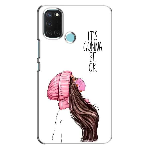 Чехол с рисунком «Девушка в маске» для Realme C17 Чехол с рисунком «Девушка в маске» для Realme C17