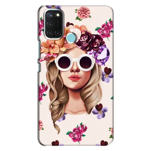 Чехол с рисунком «Девушка в очках» для Realme C17 Чехол с рисунком «Девушка в очках» для Realme C17