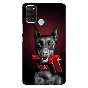 Чехол ДОБЕРМАН для Realme C17 (Доберман злой)