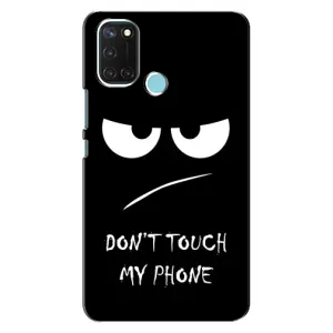 Чехол с прикольным текстом на Realme C17 (Dont)