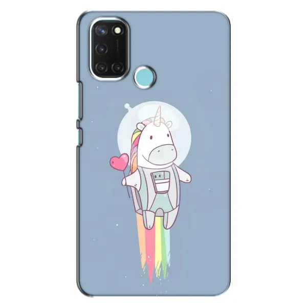 Чехол с рисунком «Единорог космонавт» для Realme C17 Чехол с рисунком «Единорог космонавт» для Realme C17
