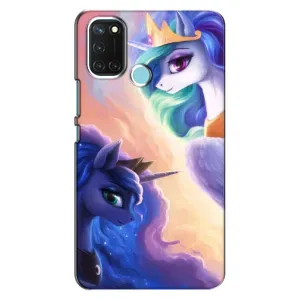 Чехол Unicorn на Realme C17 (Единорожки на тучках)