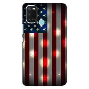 Чехол Флаг USA для Realme C17 (Флаг США 2)
