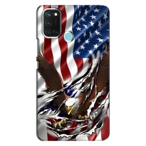 Чехол Флаг USA для Realme C17 (Флаг USA)