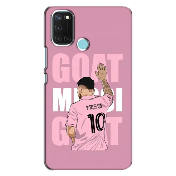 Чехол с рисунком «GOAT MESSI» для Realme C17 Чехол с рисунком «GOAT MESSI» для Realme C17