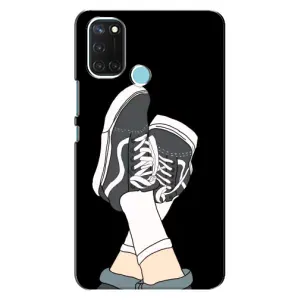 Чехол с Прикольным принтом на Realme C17 (Кеды)