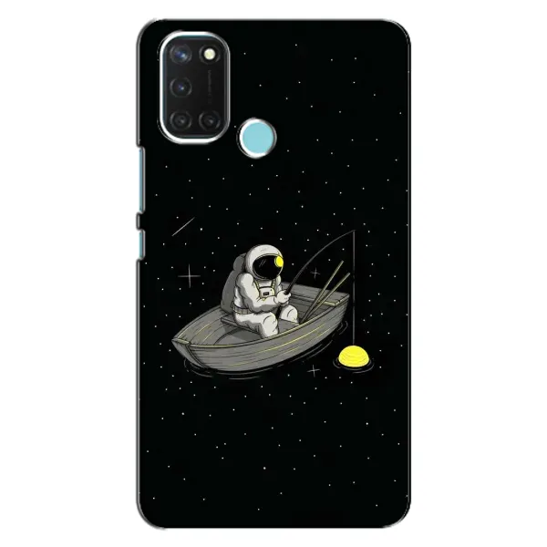 Чехол с рисунком «Космонавт на рыбалке» для Realme C17 Чехол с рисунком «Космонавт на рыбалке» для Realme C17