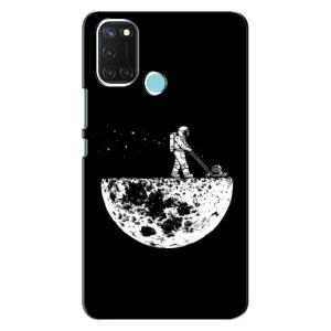 Силіконовый Чохол з принтом "Космонавти" на Realme C17 (Космонавт)