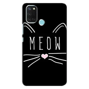 Бампер с изображением Котиков для Реалми С17 (КОТИК MEOW)
