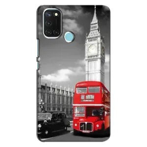 Чохол Біг Бен на Реалмі С17 (Червоний автобус)