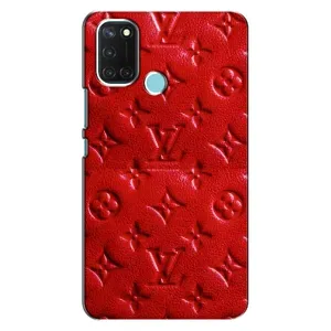 Текстурний Чохол Louis Vuitton для Реалмі С17 (Червоний ЛВ)