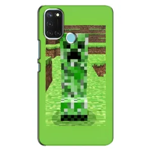 Чохли для Realme C17 (Персонажі МайнКрафт) (Кріпер 2)