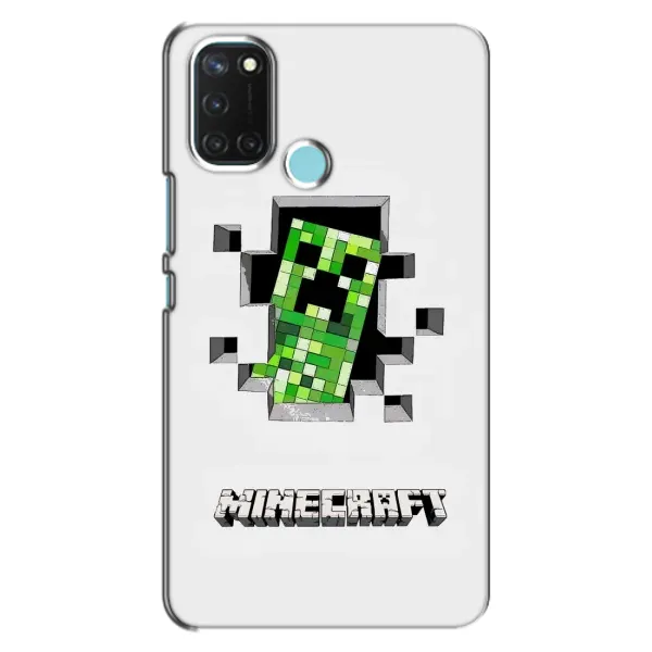 Чехол с рисунком «Крипер» для Realme C17 Чехол с рисунком «Крипер» для Realme C17