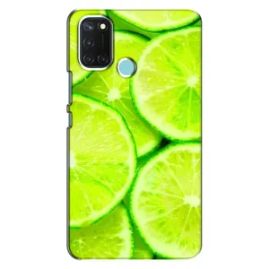 Чохол з зображенням смачної їжі для Realme C17 (Лайм)
