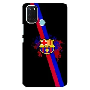 Чехол для Realme C17 (Барселона) (Лого Барсы)