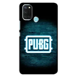 Чохол (TPU) з картинкою "Лого Пабг" на Реалмі С17 (Лого PUBG)