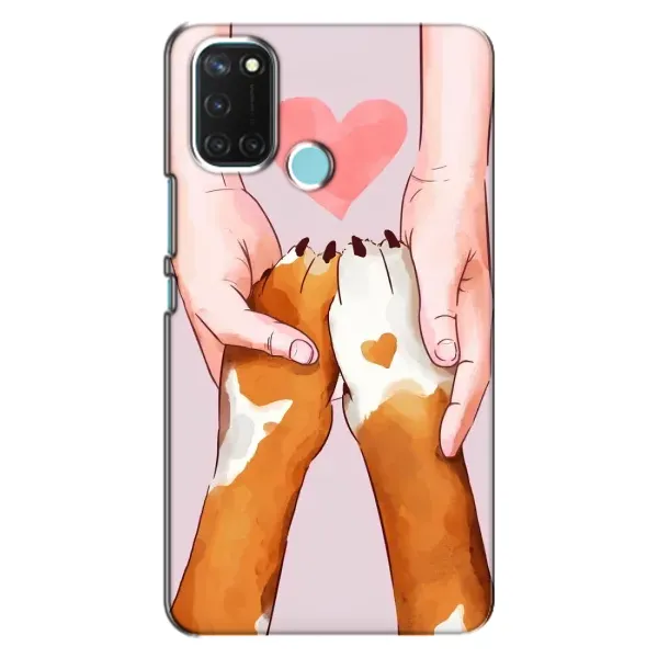Чехол с рисунком «Любовь к собакам» для Realme C17 Чехол с рисунком «Любовь к собакам» для Realme C17