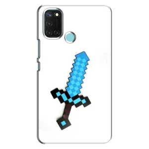Чохли для Realme C17 (Персонажі МайнКрафт) (Меч)