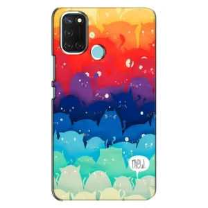 Силиконовый чехол с котиком для Realme C17 (Mew)
