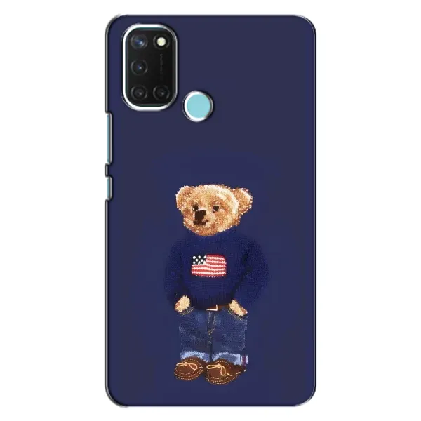 Чехол с рисунком «Мишка USA» для Realme C17