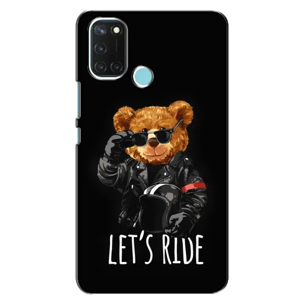 Чехол с рисунком «Модный Мишка» для Realme C17