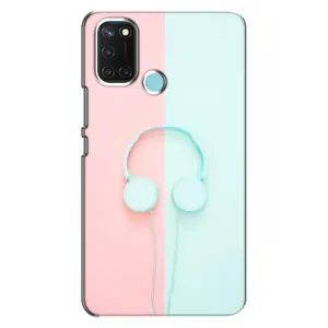 Девчачий Чехол для Realme C17 (Наушники)