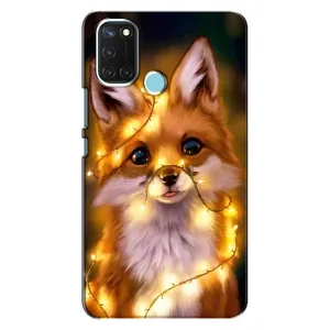 Чехол с Лисичкой для Realme C17 (Новогодний лисенок)