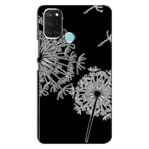 Силиконовый Чехол с одуванчиками на Realme C17 (Одуванчики)