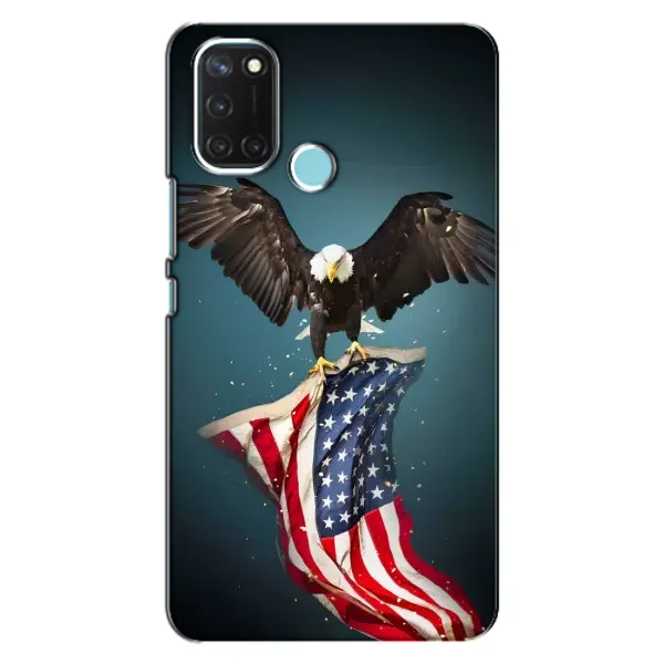 Чехол с рисунком «Орел и флаг» для Realme C17 Чехол с рисунком «Орел и флаг» для Realme C17