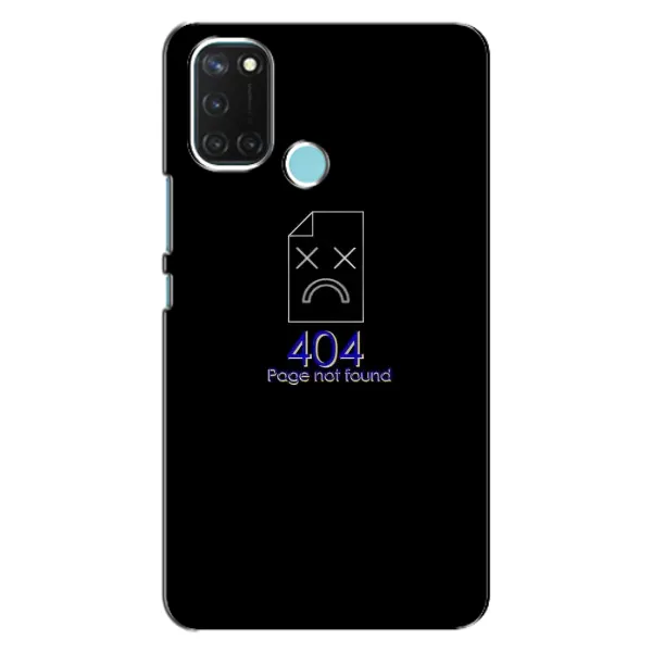 Чехол с рисунком «Ошибка 404» для Realme C17 Чехол с рисунком «Ошибка 404» для Realme C17
