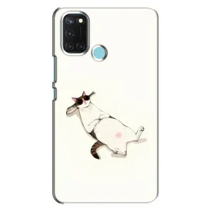 Чехол на тематику: Коты для Realme C17 (Отдых)
