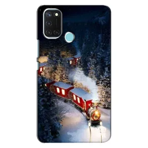 Силіконовий бампер на різдво для Realme C17 (Потяг)