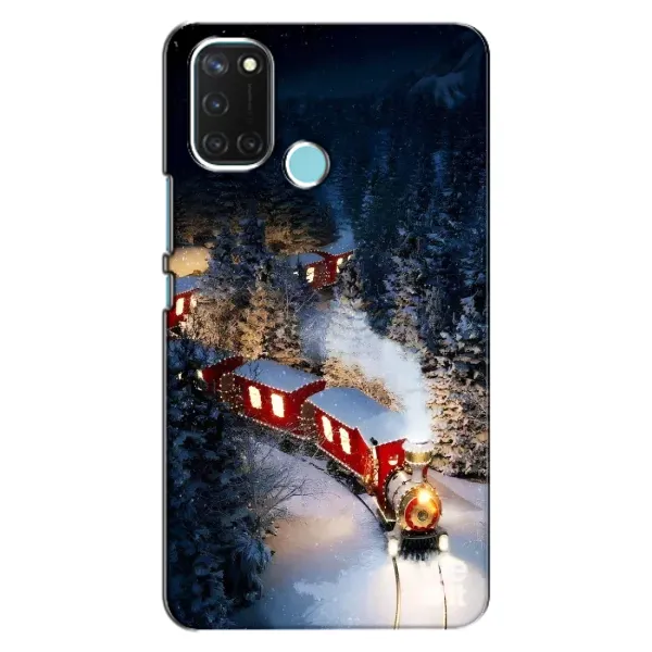 Чехол с рисунком «Поезд» для Realme C17