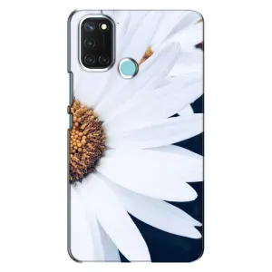 Чехол с ромашками на Realme C17 (Пол ромашки)