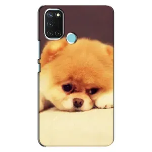 Чехол (ТПУ) Милые собачки для Realme C17 (Померанский шпиц)