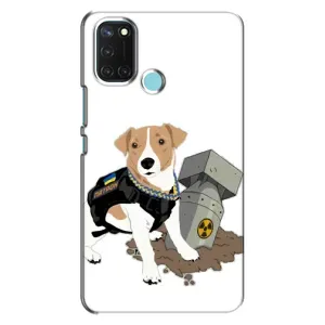 Чохол з принтом Песика Патрон для Realme C17 (Пес Патрон з ракетою)