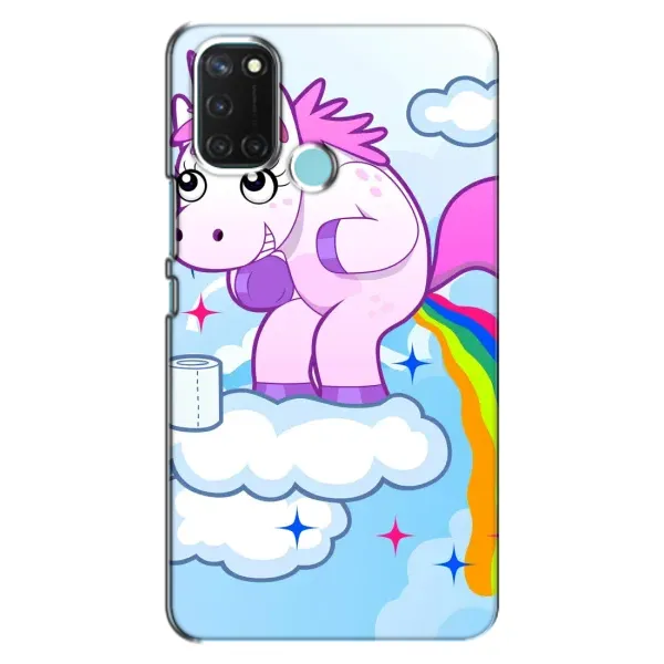 Чехол с рисунком «Радуга единорожка» для Realme C17 Чехол с рисунком «Радуга единорожка» для Realme C17