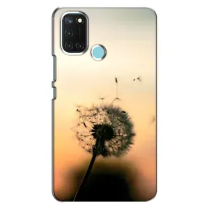 Силиконовый Чехол с одуванчиками на Realme C17 (Роздумаханый одуванчик)
