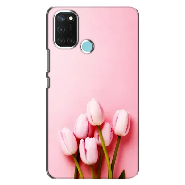 Чехол с рисунком «Розовые тюльпаны» для Realme C17 Чехол с рисунком «Розовые тюльпаны» для Realme C17