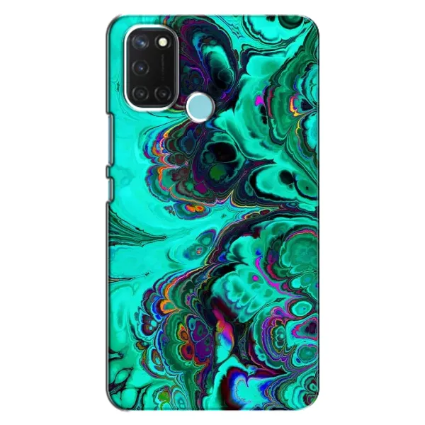 Чехол с рисунком «Салатный мрамор» для Realme C17 Чехол с рисунком «Салатный мрамор» для Realme C17