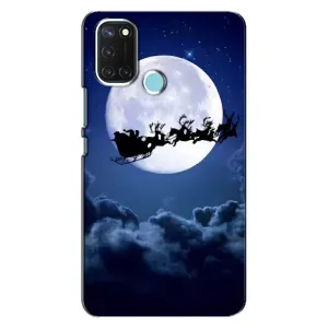Чохол Санта Клаус для Realme C17 (Санта - місяць)