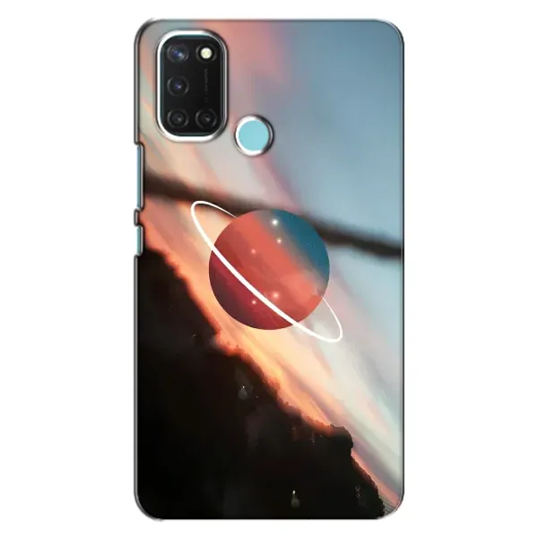 Чехол с рисунком «Сатурн» для Realme C17