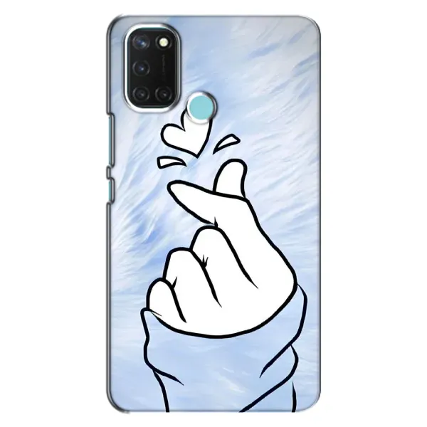 Чехол с рисунком «Сердечка знак» для Realme C17 Чехол с рисунком «Сердечка знак» для Realme C17