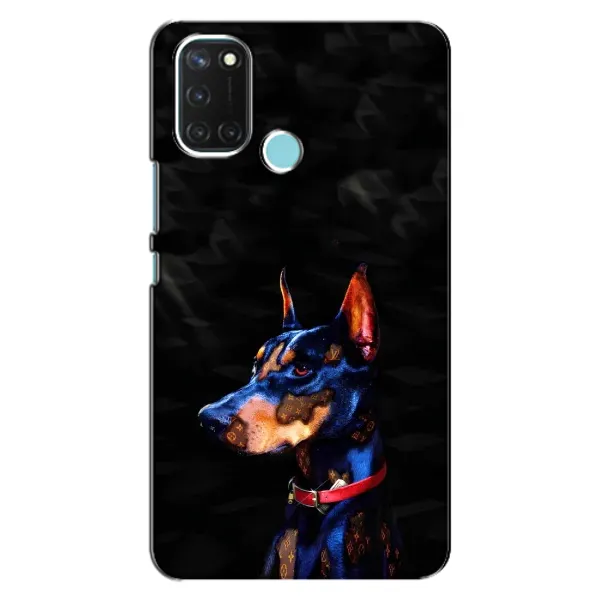 Чехол с рисунком «Собака Мопс» для Realme C17